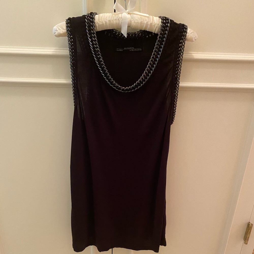 AllSaints Chainlink Top